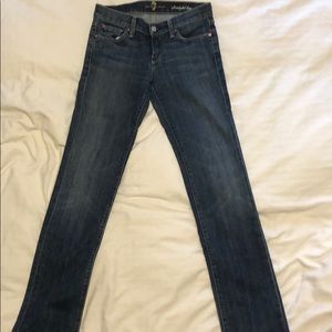 7 for all mankind straight leg jeans